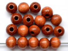 140pcs Wooden Beads DIY Bee Wood Beads Bee Crafts Beads Decorative Beads for Bracelet, Size: 1.6X1.6cm